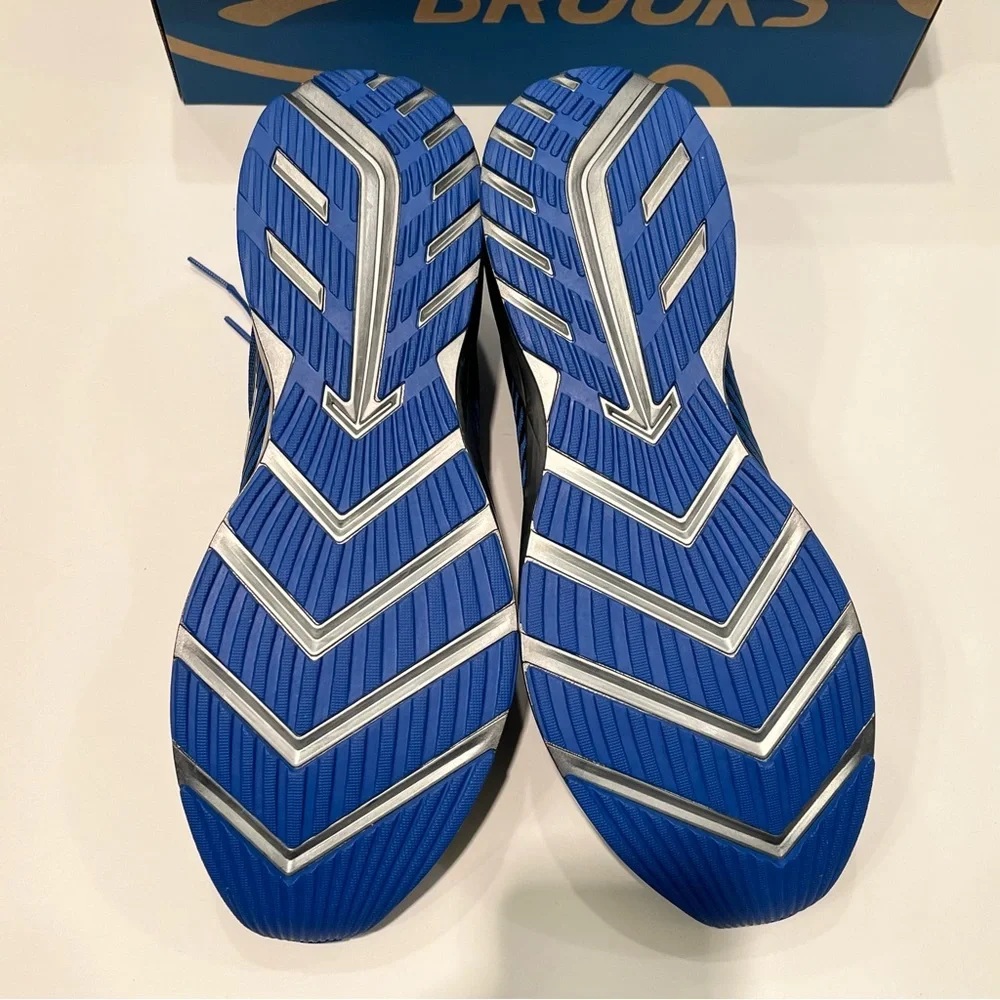 NWT Brooks Levitate running shoes, men’s 15 - blue, silver, black - Picture 3 of 7